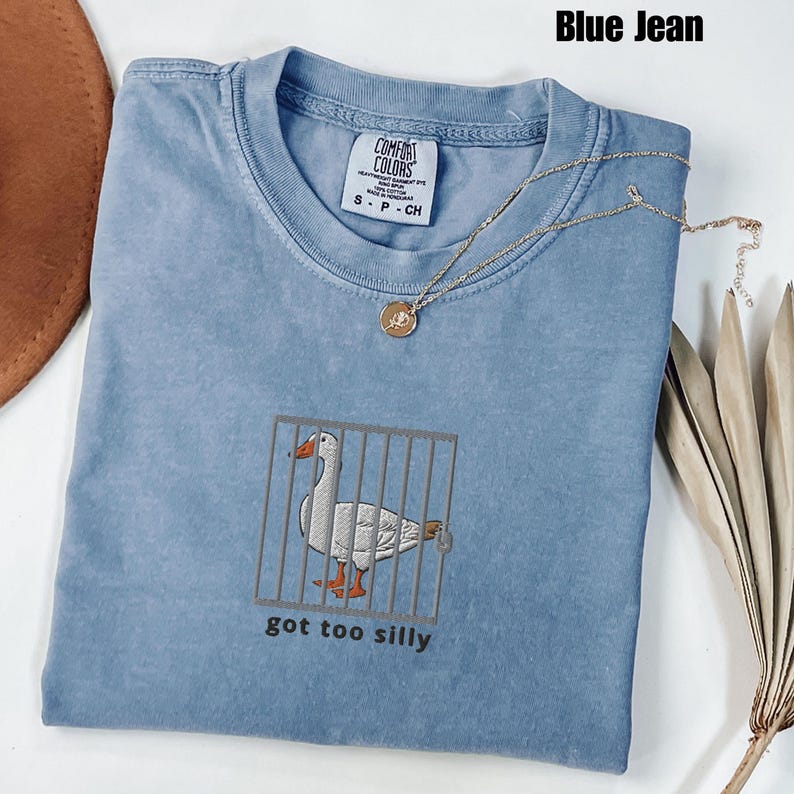 Got Too Silly Goose Embroidered Tee - view 3